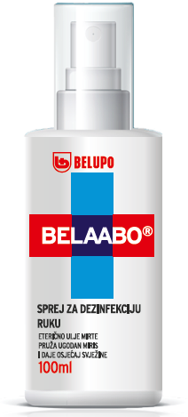 BELAABO sprej za dezinfekciju ruku 100 ml