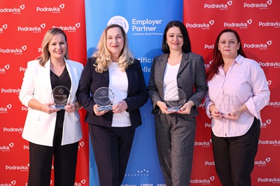 Kompanije u sastavu Grupe Podravka dobitnice prestižnog certifikata Employer Partner